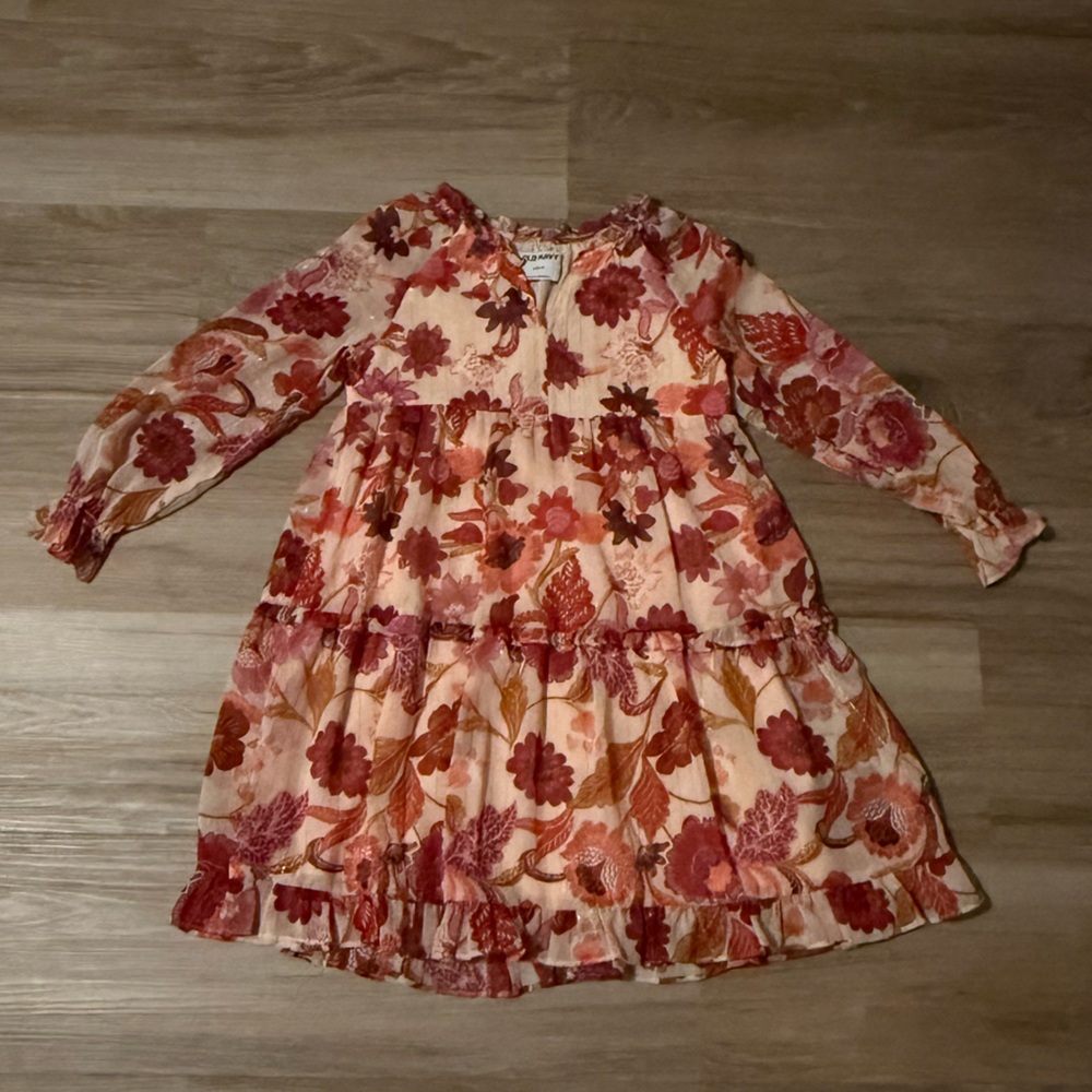 Old Navy | Floral Long Sleeve Dress with Lining